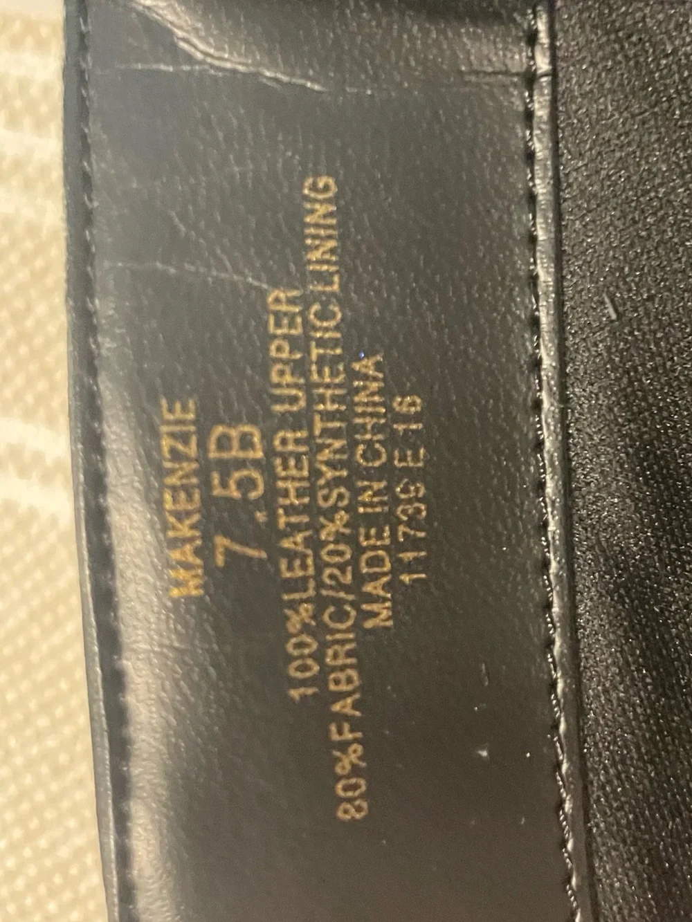 Lauren Ralph Lauren Makenzie Black Leather Knee-High Riding Boots 7.5B